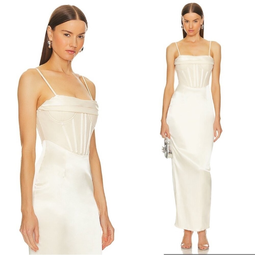 NBD Aella Gown in Champagne